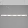 Fabbian Quarter - fehér LED függő lámpa öt izzós