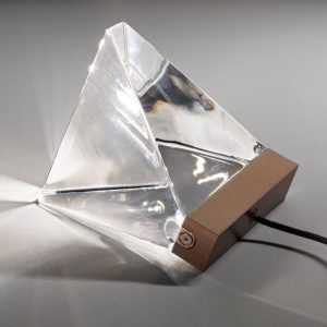 Fabbian Tripla - Kristály LED asztali lámpa
