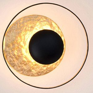 Ø 19 cm fekete-arany