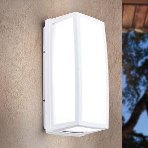Fehér LED kültéri fali lámpa Bob