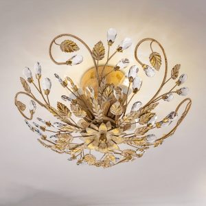 Firenzei stílusú mennyezeti lámpa Verdi LED-ekkel