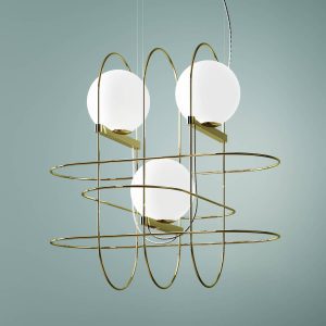 Fontana Arte Setareh függő lámpa LED-ekkel