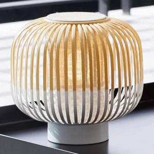 Forestier Bamboo Light S asztali lámpa 24 cm fehér