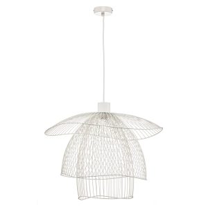 Forestier Papillon S függő lámpa 56 cm fehér