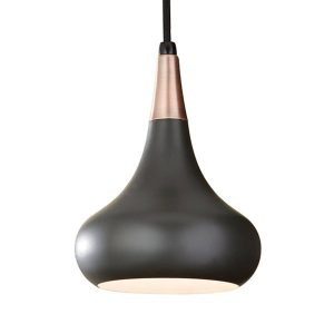 Függő lámpa Beso bronz sötét Ø 17