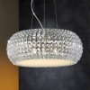 Függő lámpa Diamond kristályokkal