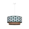 Függő lámpa Hampton Boho zöld dísz/juta