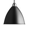 GUBI Bestlite BL9 függő lámpa Ø16cm króm/fekete