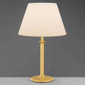 Kartonhuzat asztali lámpa Royce 44 cm krém