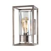 Kültéri fali lámpa Cubic³ 3364 antik nikkel/tiszta