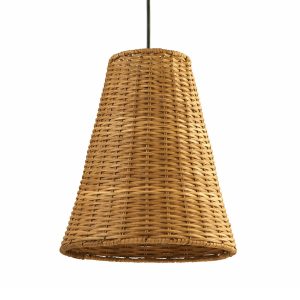 LED-C4 Caribe függő lámpa rattanból