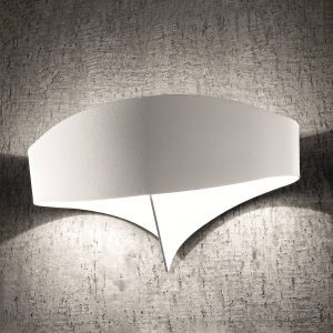 LED fali lámpa Scudo acélból
