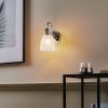 LED fürdősz. fali lámpa Cora üvegbúra