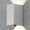 LED kültéri fali lámpa Cremona 8 cm szürke