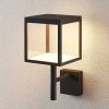 LED kültéri fali lámpa Cube üvegbúrával