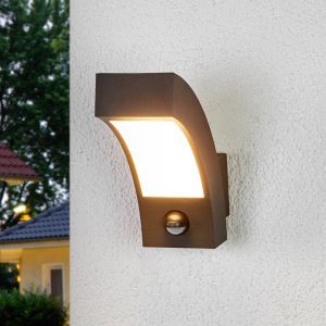 LED kültéri fali lámpa Lennik mozgásérzékelővel