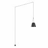 LEDS-C4 Attic függő lámpa kúpos decentr. fekete