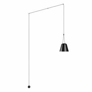 LEDS-C4 Attic függő lámpa kúpos decentr. fekete