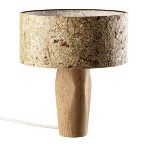 LeuchtNatur Pura LED lámpa tölgy/rózsa virág