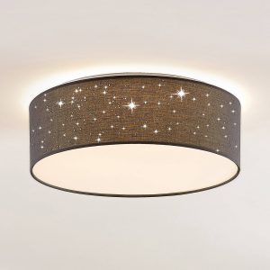 Lindby Ellamina LED mennyezeti lámpa 40cm s.szürke
