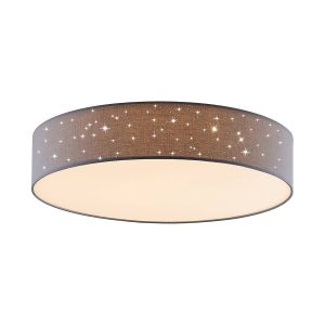 Lindby Ellamina LED mennyezeti lámpa 60cm v.szürke