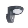 Lindby Jasiah LED szolár falilámpa 16cm érzékelő