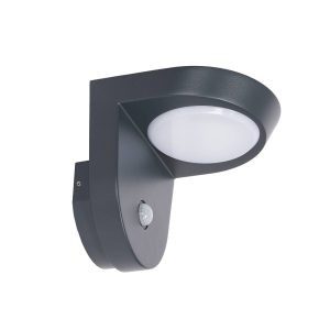 Lindby Jasiah LED szolár falilámpa 16cm érzékelő