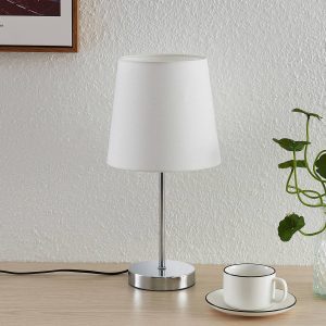 Lindby Leza asztali lámpa króm