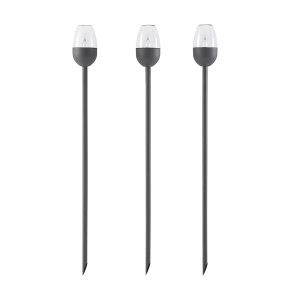 Lindby Momka LED Deco szolárlámpa 3db-os