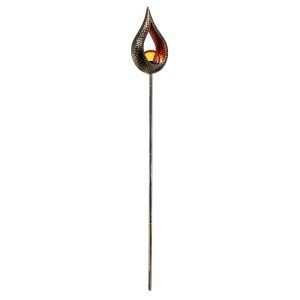 Lindby Yonca LED napelemes deco lámpa 118 cm réz