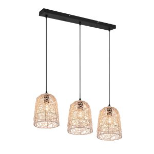 Lovis függőlámpa rattan fonatból