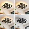 Lucande Linetti LED mennyezeti négyzet fekete 40cm
