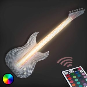 Menő gitár LED fali lámpa
