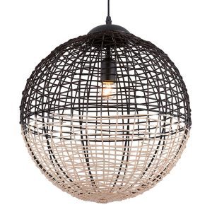 Omicron függő lámpa rattan