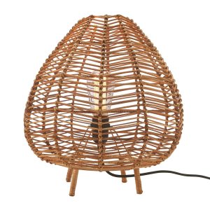 PR Home Nana asztali lámpa rattanból