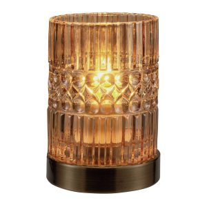 Pauleen Crystal Elegance üveg asztali lámpa
