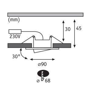 5W CCT fehér