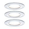Paulmann Nova Coin LED-spot 3 db ker. szab. króm