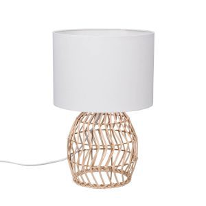 rattan váz és szövet ernyő