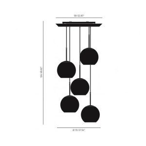 Tom Dixon Copper 25 cm Round függőlámpa