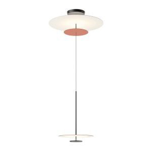 Vibia Flat LED függő lámpa 3 i. Ø 90 cm terrakotta