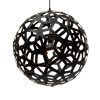 david trubridge Coral függő lámpa Ø 60 cm fekete