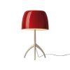 Foscarini Lumiere grande krém/ piros szabályozható