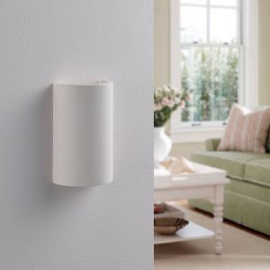 Colja félkör alakú LED fali lámpa gipszből