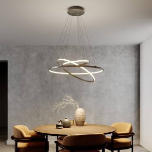 Ezana LED függő lámpa három gyűrűből