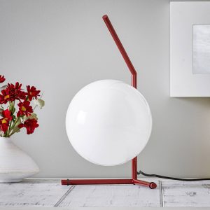 FLOS IC T1 Low designer lámpa burgundi-vörös