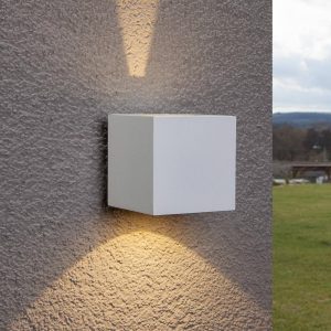 Fehér LED kültéri fali lámpa Jarno