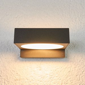 Fekete LED kültéri fali lámpa Natalja