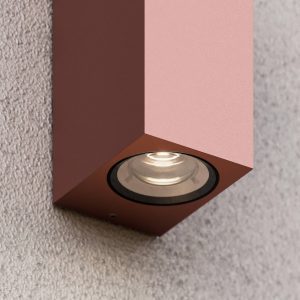 Fényes LED kültéri fali lámpa Tavi rozsdabarna
