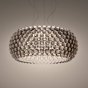 Foscarini Caboche Plus Grande függő füstszürke